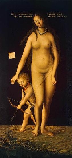 Lucas Cranach the Elder Venus and Cupid oil painting picture